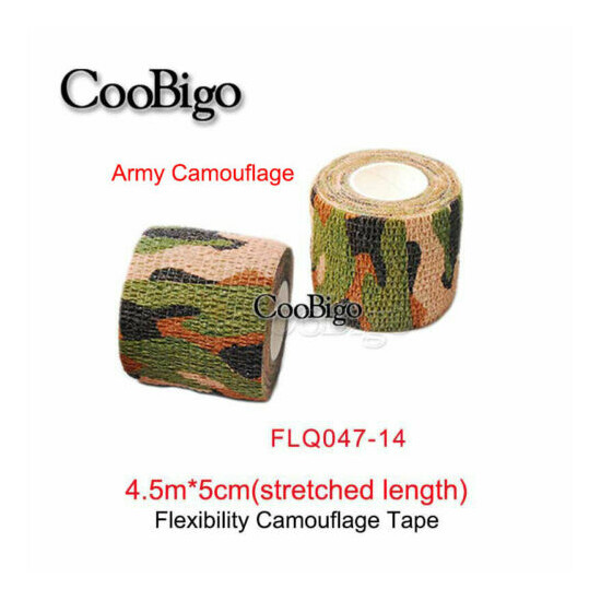 Adhesive Duct Tape Outdoor Camouflage Waterproof Hunting Stealth Tape Wraps image {13}