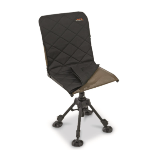 ALPS OutdoorZ Stealth Hunter Blind Chair Seat Cover 600D Polyester Fabric image {3}