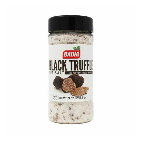 9 oz Jar Badia Black Truffle Sea Salt Gourmet Seasoning /Sal MarinaTrufas Negras Thumb {1}