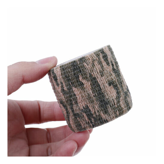 5Cm X 4.5M Waterproof Hunting Camouflage Camouflage Stealth Tape Elasticity P H2 image {11}