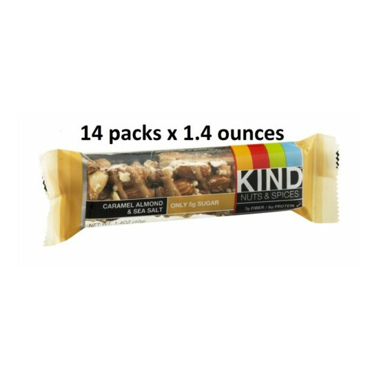 14/28 KIND Nuts&Spices Bars: Dark Chocolate Mocha Almond, SAME DAY FREE SHIPPING image {2}