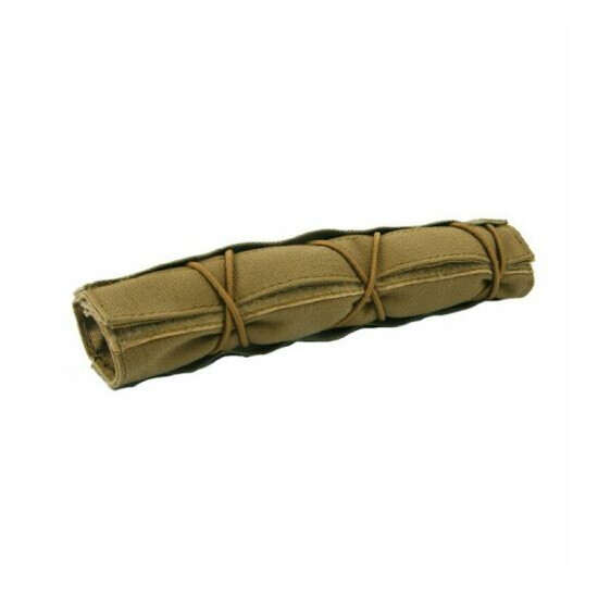 Military Tactical Airsoft Pouch Muffler Sleeve Hunting Suppressor Silencer Cover image {11}