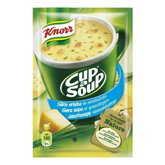 KNORR Cup a Soup Instant Soup with Croutons & Noodles Wide Selection of Flavors image {8}