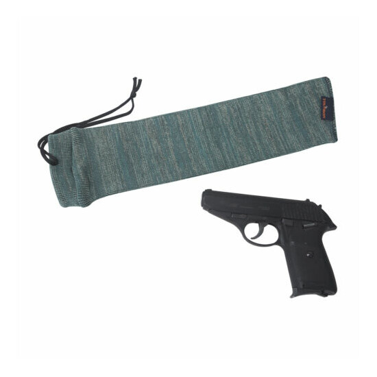 Tourbon Knit Gun Pistol Slip Sleeve Handgun Sock Pouch Storage Sheath Silicone image {6}