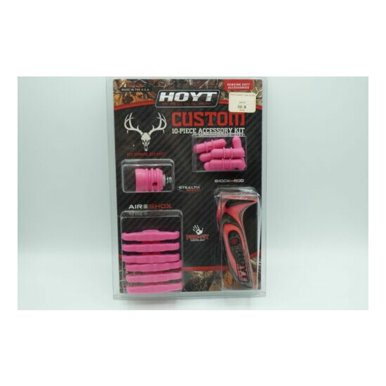 Hoyt Custom Color 10 Piece Accessory Kit (Pink) image {1}
