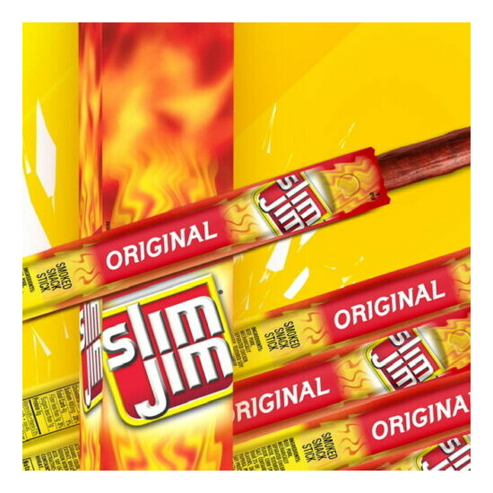 Slim Jim Original Gravity Feed Box 120 ct. Smoked Snack Meat Stick GREAT DEAL!! Thumb {3}