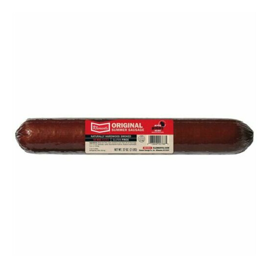 Klement's Original Summer Sausage, Hardwood Smoked 2 Pounds  image {1}