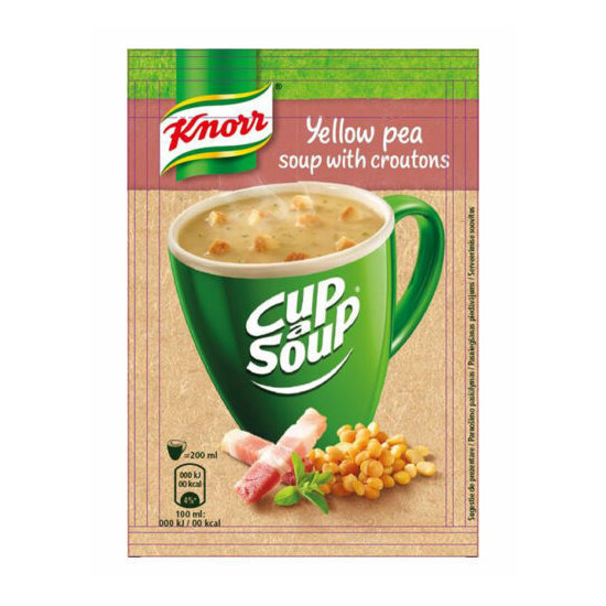 KNORR Cup a Soup Instant Soup with Croutons & Noodles Wide Selection of Flavors image {10}