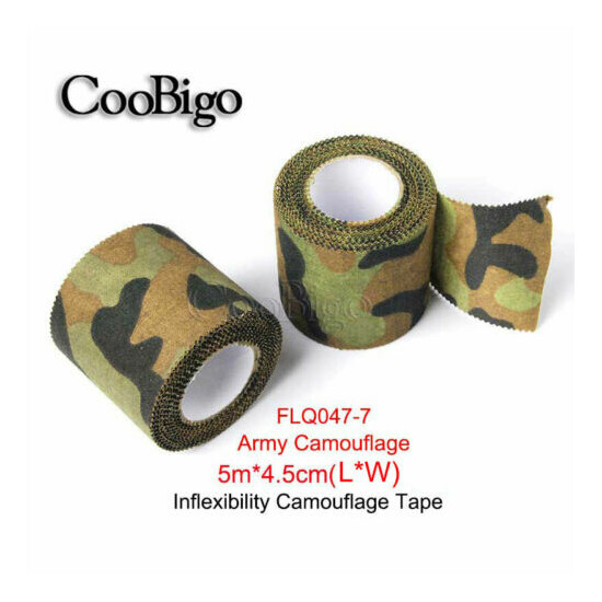 Adhesive Duct Tape Outdoor Camouflage Waterproof Hunting Stealth Tape Wraps image {16}
