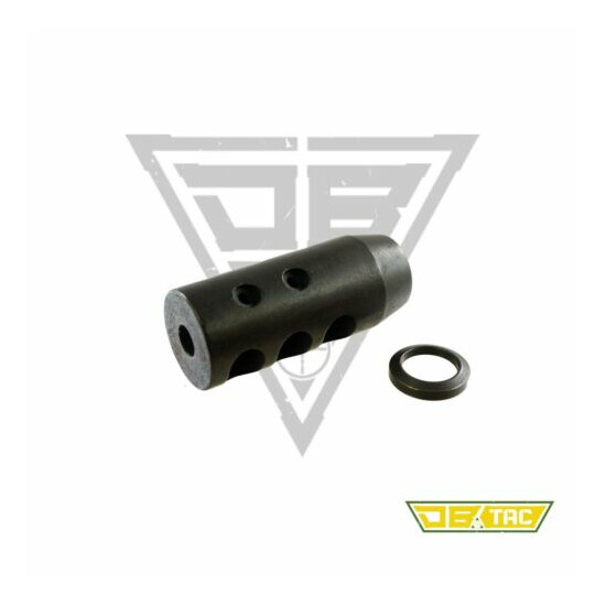 DB TAC 45 Compact Competition Muzzle Brake .578-28 (37/64x28) With Crush Washer image {2}