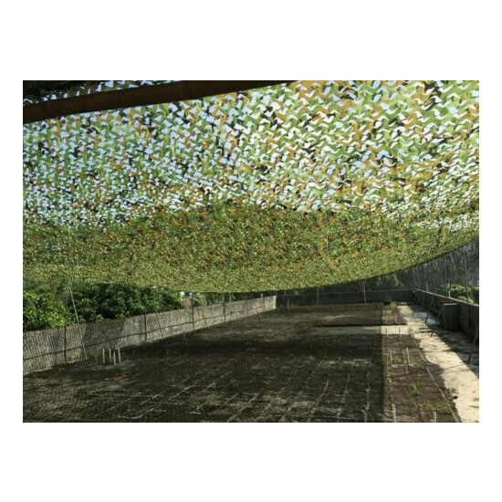 Woodland Camouflage Netting Military Camo Hunting Shooting Hide Cover Net image {11}