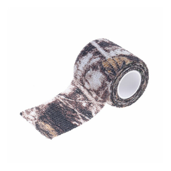5Cm X 4.5M Waterproof Hunting Camouflage Camouflage Stealth Tape Elasticity P JN image {21}