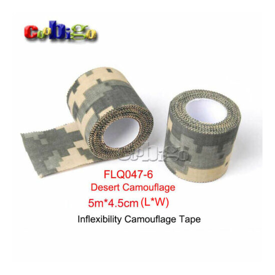Adhesive Duct Tape Outdoor Camouflage Waterproof Hunting Stealth Tape Wraps image {15}