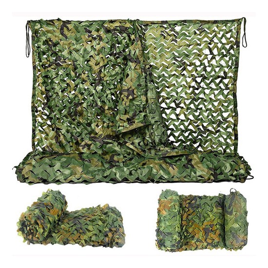 1.5X5M/7M Outdoor Camp Camouflage Nets Hunting Blinds Shooting Shelter Woodland  image {1}