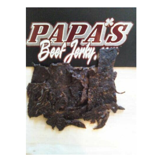 Papas Beef Jerky homemade FRESH when ordered image {3}