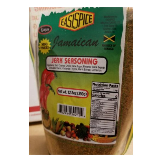 Karjos Easispice Jamaican Jerk Seasoning jerk rub 12.25oz Thumb {3}
