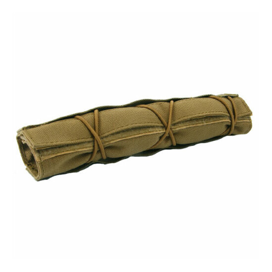 Military Tactical Airsoft Pouch Muffler Sleeve Hunting Suppressor Silencer Cover image {14}