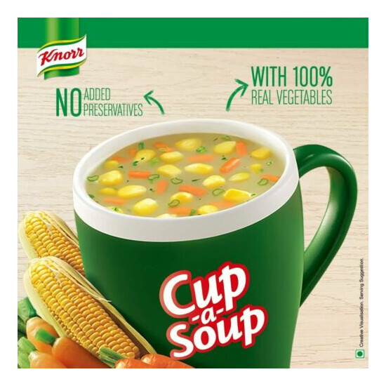 Knorr Instant Veg Soup Sweet Corn 12g Pack Of 20 Thumb {3}
