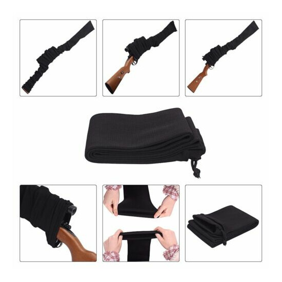 3pcs 54" Shotgun/Rifle Sock Gun Sleeves Dust Protective Cover Guns Storage Bag image {3}