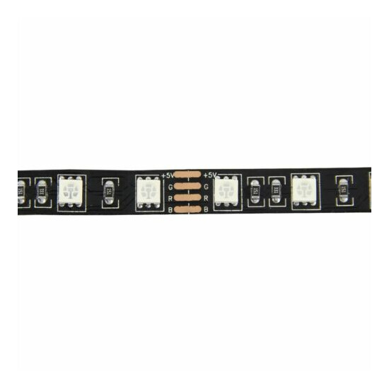 5V 5050 60SMD/M RGB LED Strip Light Bar TV Back Lighting Kit+USB Remote Control  image {17}