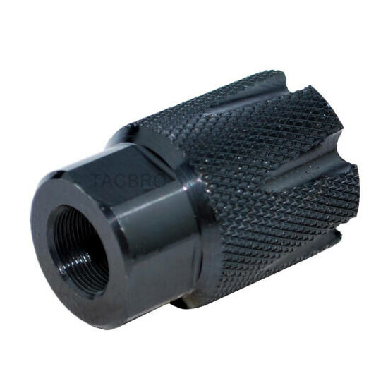 All Steel Low Concussion Muzzle Brake Compensator, 1/2x28, 5/8x24, 1/2x36 Var image {16}