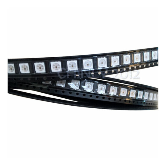  LED Chip WS2812B Strip 5050 Individually Addressable Digital RGB 5V 10-1000pcs Thumb {6}