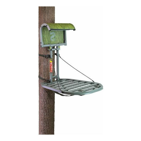 Outdoor Sport Hanking Hunting Camping Tree stands seat Dual Axis Hang-On Camo image {4}