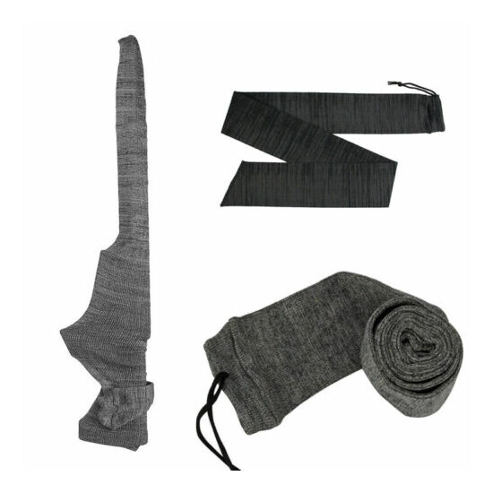 Silicone Treated Gun Sock 54 inch Rifle/Shotgun Shooting Air Pouch Bag Cover image {2}