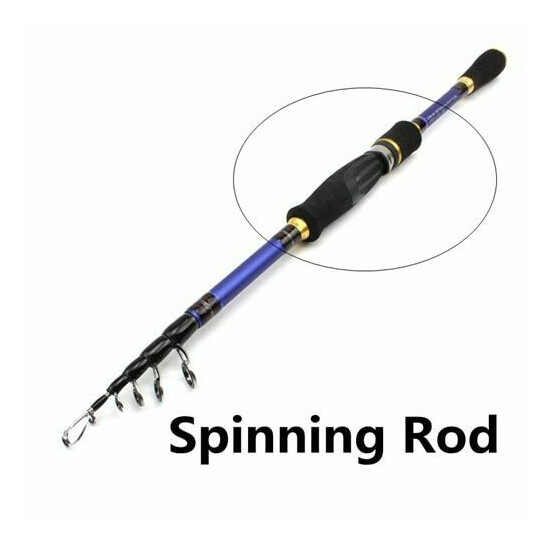 Spinning Casting Telescopic Fishing Rod 1.8m 2.1m 2.4m 2.7m Carbon M Power Rod image {14}