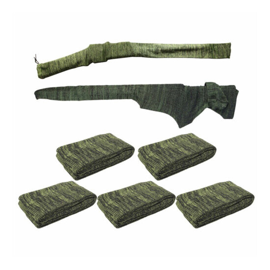 5 x Gun Sock Silicone Treated 54" Rifle Airgun Shotgun Bag Cover Storage Sleeve image {1}