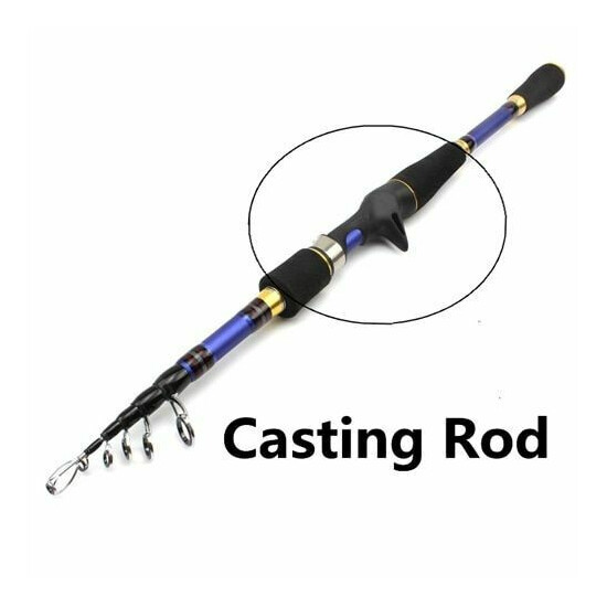 Spinning Casting Telescopic Fishing Rod 1.8m 2.1m 2.4m 2.7m Carbon M Power Rod image {13}