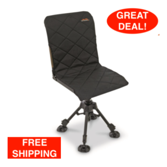 ALPS OutdoorZ Stealth Hunter Blind Chair Seat Cover 600D Polyester Fabric image {1}