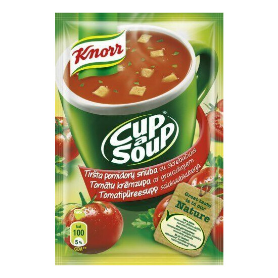 KNORR Cup a Soup Instant Soup with Croutons & Noodles Wide Selection of Flavors image {2}