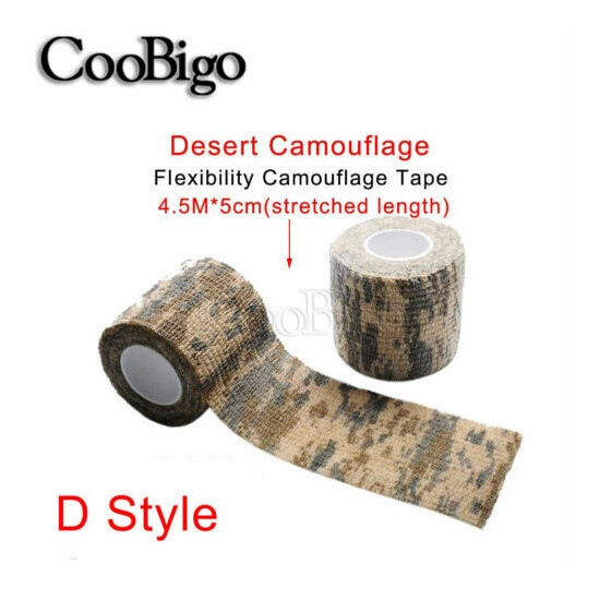 Adhesive Duct Tape Outdoor Camouflage Waterproof Hunting Stealth Tape Wraps image {10}