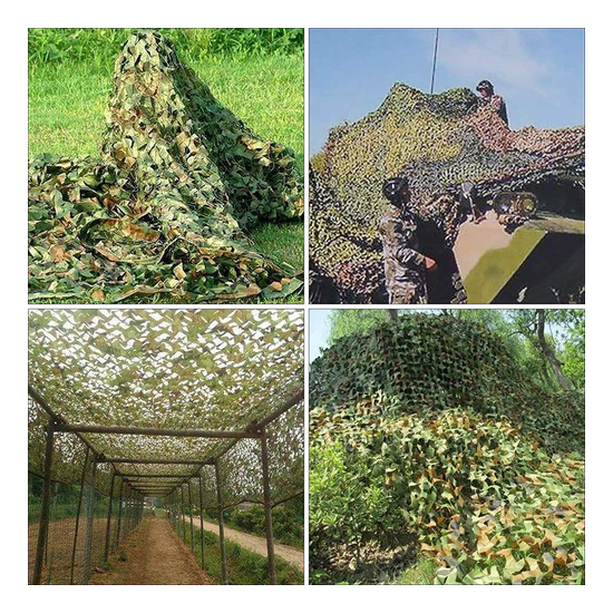 1.5X5M/7M Outdoor Camp Camouflage Nets Hunting Blinds Shooting Shelter Woodland  image {6}