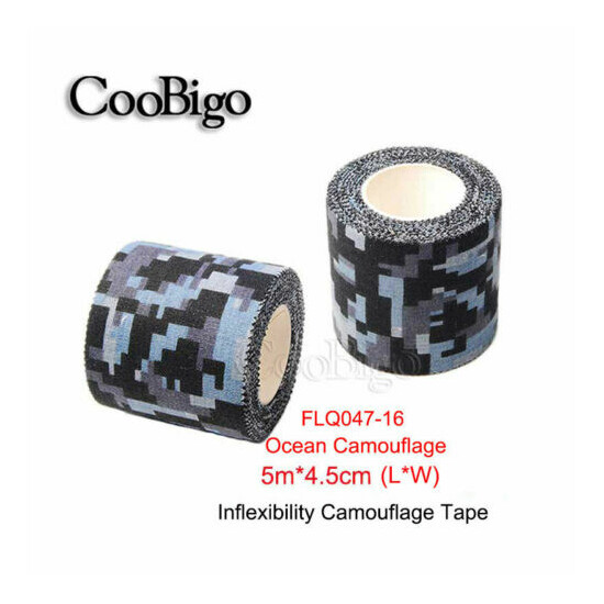 Adhesive Duct Tape Outdoor Camouflage Waterproof Hunting Stealth Tape Wraps image {17}