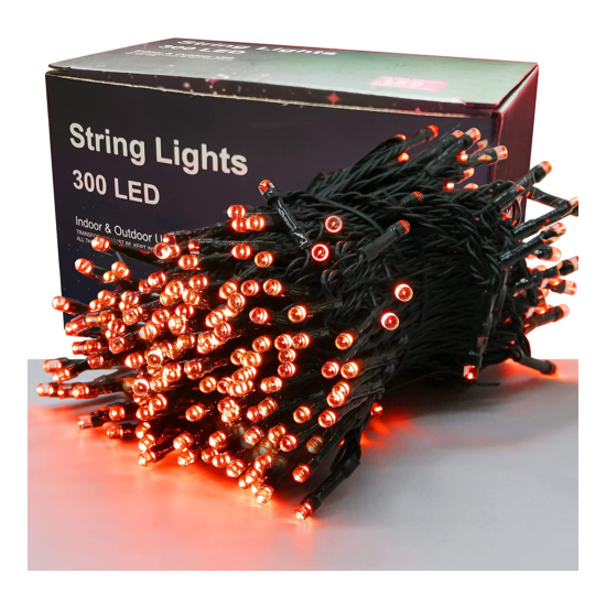 300 LED Halloween Lights, 98.5FT Halloween String Lights with 8 Lighting Modes,  Thumb {1}