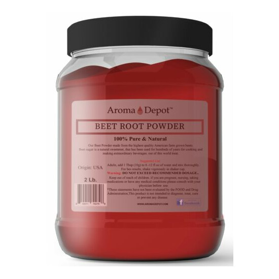 Beet Root Powder (Beta vulgaris) Raw & Non-GMO Superfood Vegan 100% Natural image {15}