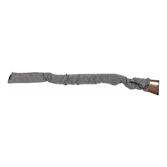 TLO Outdoors Knit Gun Sock - for Rifle, Shotgun, and Storage 2-Pack, Gray  image {8}