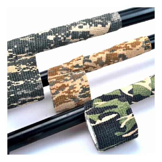 5Cm X 4.5M Waterproof Hunting Camouflage Camouflage Stealth Tape Elasticity P H2 image {7}