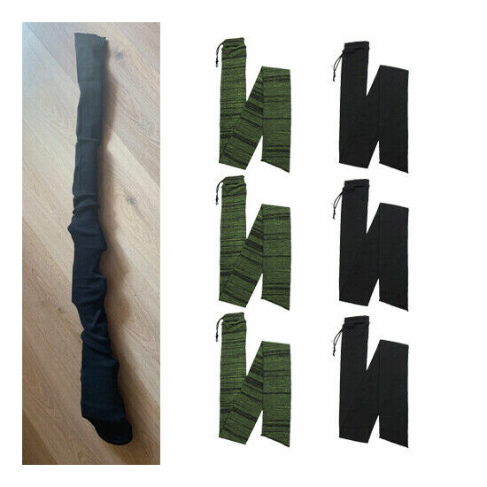 3pcs Green + 3pcs Black 54" Gun Sock Hunting Rifle Shotgun Cover Case Holster image {1}
