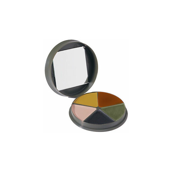 camo face paint 5 colors box with mirror rothco 9205 image {1}