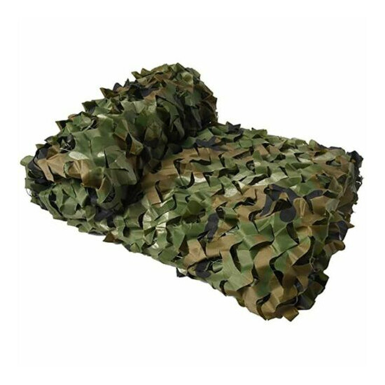 Woodland Camouflage Camo Army Net Netting Camping Military Hunting 6.5x32.8ft image {17}