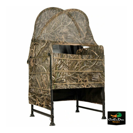 DRAKE WATERFOWL SYSTEMS CAMO GHILLIE SHALLOW WATER CHAIR BLIND  image {4}