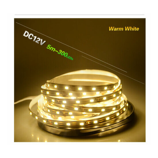 5M SMD 2835 3014 5050 5630 5054 LED Strip Light 600 LEDs Diode Ribbon Tape LAMP image {31}