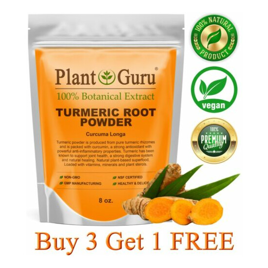 Turmeric Root Powder 8 oz. Curcumin Curcuma Longa Raw Pure Tumeric Spice  image {1}