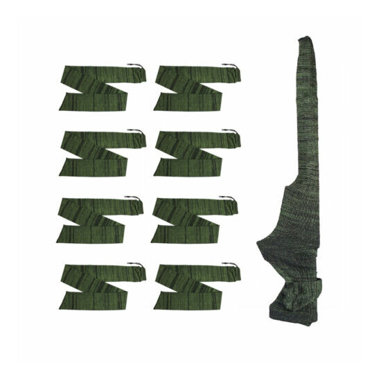 8Pcs 54" Rifle Gun Sock Cover Bag Shotgun Sleeve Carrier Shooting Storage Case image {2}