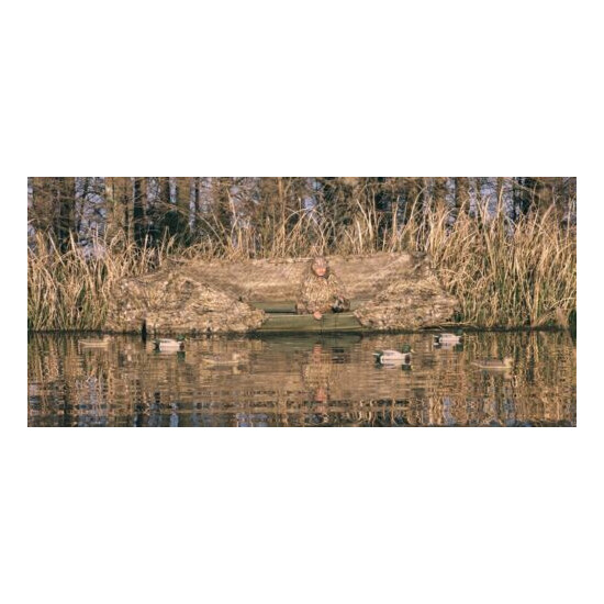 FLYWAY SPECIALTIES EASY-UP DUCK BOAT BLIND WITH TOP KIT. SMALL - UP TO 15'  image {4}