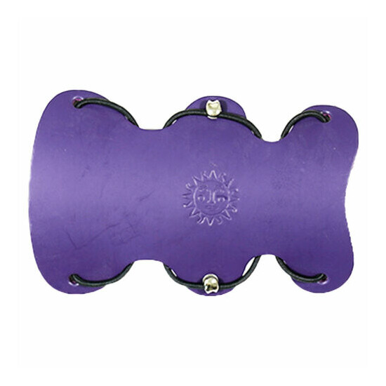Serious Archery Kids and Youth Size Arrow Bow Hunting Armguard in Purple Leather image {1}