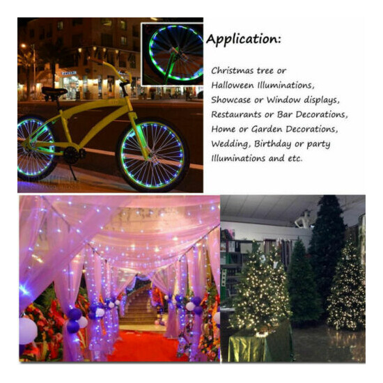 Waterproof 20/30/40/50/100 LEDs String Copper Wire Fairy Lights Battery Powered image {7}